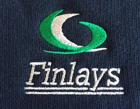 Finlays Garage Sweatshirt Embroidery