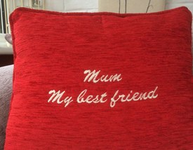 Mum - My best friend cushion