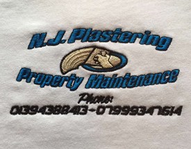 NJ Plastering company logo
